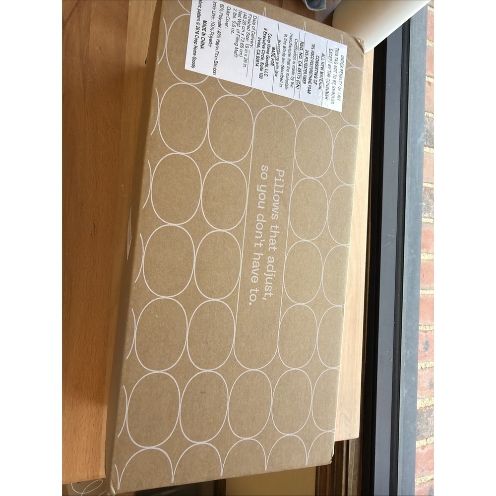 Coop Sleep Goods The Original, Queen Size. Memory Foam and Microfiber Pillow. - Picture 2 of 7